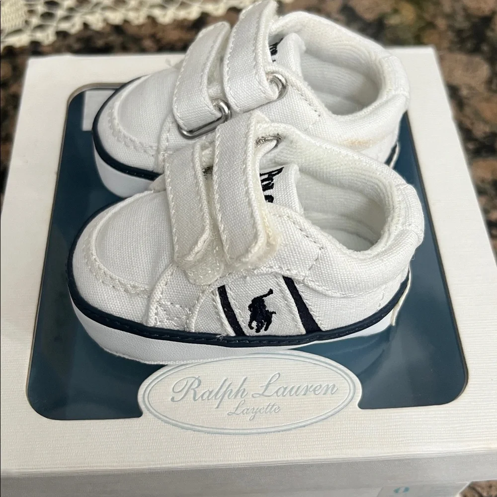 Ralph Lauren Layette Baby Crib Shoes